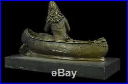 Sculpture Statue NEW BIG SKY CARVERS ORIGINAL MILO CANOE TRIP BEAR BEARS CUB Ar