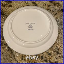 Set 6 Brushwerks Stoneware Big Sky Carvers Ceramic Dinner Plates Moose