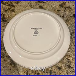 Set 6 Brushwerks Stoneware Big Sky Carvers Ceramic Dinner Plates Moose