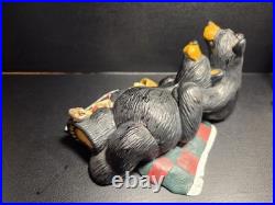 Set of 3 Big Sky Carvers Bear Foots Bears by Artist Jeff Fleming