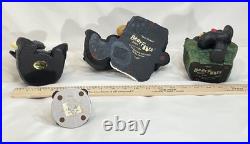 Set of 4 Big Sky Carvers Bear Foots Bears by Artist Jeff Fleming