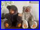 Signed-2-Rare-Big-Sky-Carvers-Bearfoots-Plush-Teddy-Bears-Wooden-Face-Paws-01-gn