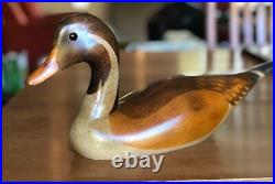 Signed Craig Fellows Pintail drake duck, dated 1983 Big Sky Carvers Bozeman, MT