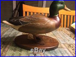 Standing Big Sky Carvers Mallard Duck Ashley Gray Wood Sculpture Numbered Signed
