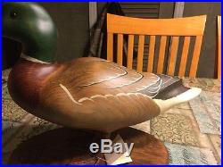 Standing Big Sky Carvers Mallard Duck Ashley Gray Wood Sculpture Numbered Signed