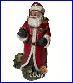 Stuart Bond Limited Edition Santa Statue Kringle Krogers Big Sky Carvers FolkArt