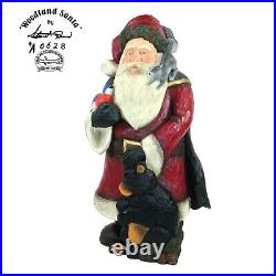 Stuart Bond WOODLAND SANTA LARGE 21 Figurine Big Sky Carvers Bear Bird LE