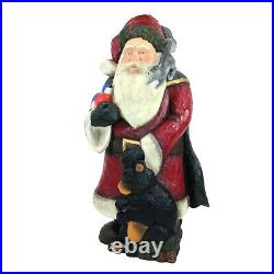 Stuart Bond WOODLAND SANTA LARGE 21 Figurine Big Sky Carvers Bear Bird LE