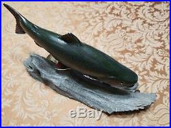 TROUT SCULPTURE Masters Ed. BIG SKY CARVERS Montana Signed BILL REEL 2001 COA