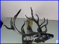 The Challenge Elk Figure from Dick Idol Collection by Big Sky Carvers