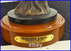 The Hardwood Legend-White Tale Deer Statue Dick Idol Collection Big Sky Carvers