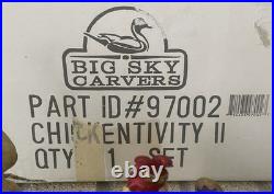 Three Wise Men Big Sky Carvers Chickentivity II Figurines Nativity Christmas