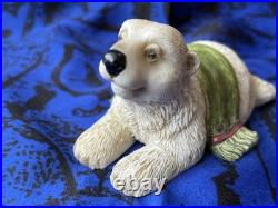 Trio of Big Sky Carvers Polartivity Bear Figurines, Phyllis Driscoll, Xmas