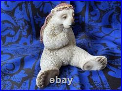 Trio of Big Sky Carvers Polartivity Bear Figurines, Phyllis Driscoll, Xmas