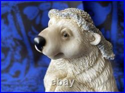 Trio of Big Sky Carvers Polartivity Bear Figurines, Phyllis Driscoll, Xmas