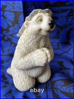 Trio of Big Sky Carvers Polartivity Bear Figurines, Phyllis Driscoll, Xmas