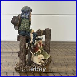 UnBridled Wonder Western Christmas Nativity Kathy Fincher Big Sky Carver Retired