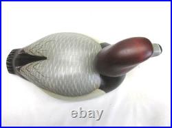 VINTAGE BIG SKY CARVERS Redhead Duck 1993 Signed Alcorn, Ducks Unlimited