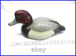 VINTAGE BIG SKY CARVERS Redhead Duck 1993 Signed Alcorn, Ducks Unlimited
