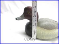 VINTAGE BIG SKY CARVERS Redhead Duck 1993 Signed Alcorn, Ducks Unlimited