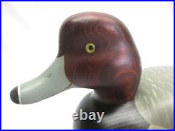 VINTAGE BIG SKY CARVERS Redhead Duck 1993 Signed Alcorn, Ducks Unlimited