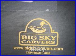 VINTAGE Big Sky Carvers Father helping son withhis golf swing SCULPTURE Bronze fin