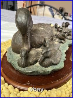 VTG. Pintail Parade Sculpture Big Sky Carvers Signed Bradford Williams 2000 Ducks