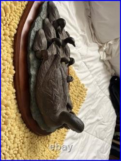 VTG. Pintail Parade Sculpture Big Sky Carvers Signed Bradford Williams 2000 Ducks