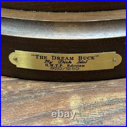VTG Rare 1997 The Dream Buck By Dick Idol 920/1250 NWTF Deer Bust Statue Heavy