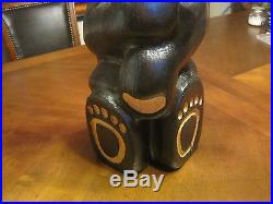 Very Rare Big Sky Carvers Jeff Fleming Solid Wood Snowboarder Dude Prototype