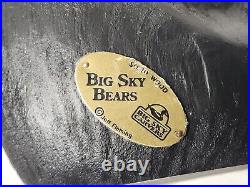 Vintage 13 Big Sky Carvers By Jeff Fleming Solid Wood Carved Bear