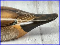Vintage 1984 Thomas Chandler Hand Carved Mallard Drake Duck Decoy Signed