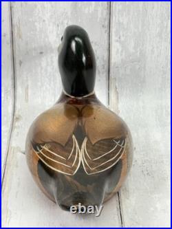 Vintage 1984 Thomas Chandler Hand Carved Mallard Drake Duck Decoy Signed