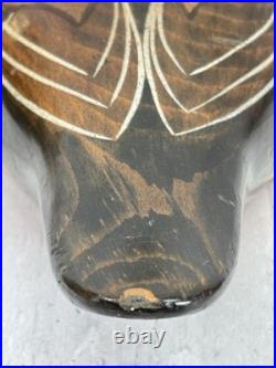 Vintage 1984 Thomas Chandler Hand Carved Mallard Drake Duck Decoy Signed