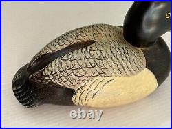 Vintage 1991 Ducks Unlimited Wood Carved Duck Bluebill Big Sky Carvers 26/400