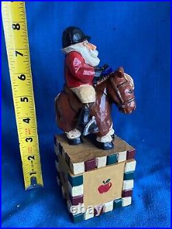 Vintage 1998 Big Sky Carver Santa Clausit Cyndi Joslyn Sitting Pretty Horse Box