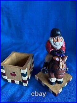 Vintage 1998 Big Sky Carver Santa Clausit Cyndi Joslyn Sitting Pretty Horse Box