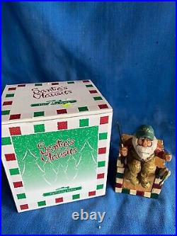 Vintage 1998 Big Sky Carvers Santa Clausits Cyndi Joslyn Flyfishing Curio Box