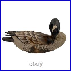 Vintage 2003 Big Sky Carvers Large Wood Goose Decoy Grandads Goose Limited 10/28