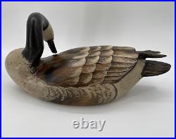 Vintage 2003 Big Sky Carvers Large Wood Goose Decoy Grandads Goose Limited 10/28