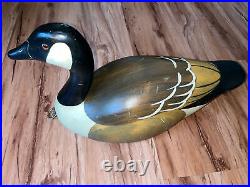 Vintage Big Sky Carvers Art Decoy Wooden Duck Decoy Large 17