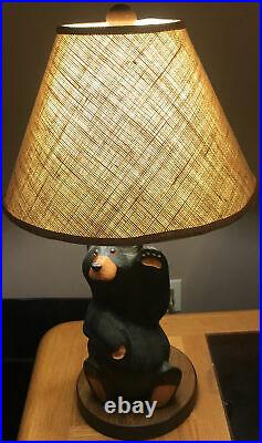 Vintage Big Sky Carvers Bear Table Lamp Excellent Condition