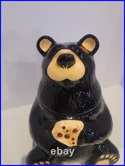 Vintage Big Sky Carvers Bearfoots Black Bear Cookie Jar