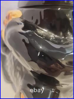 Vintage Big Sky Carvers Bearfoots Black Bear Cookie Jar