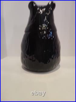 Vintage Big Sky Carvers Bearfoots Black Bear Cookie Jar
