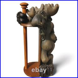 Vintage Big Sky Carvers Bearfoots Mountain Mooses Paper Towel Holder Original