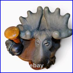 Vintage Big Sky Carvers Bearfoots Mountain Mooses Paper Towel Holder Original
