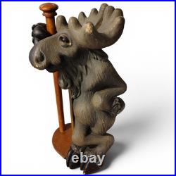Vintage Big Sky Carvers Bearfoots Mountain Mooses Paper Towel Holder Original