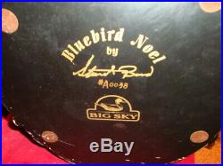 Vintage Big Sky Carvers Bluebird Noel Santa by Stuart Bond Signed Number A0038