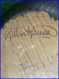 Vintage Big Sky Carvers Bozeman Montana Redhead Duck Bird Decoy Scott Huntsman